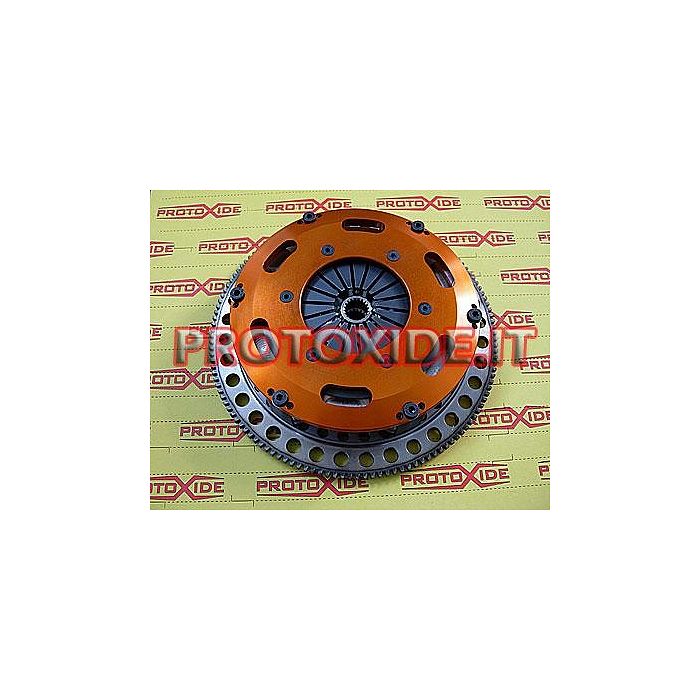 Reinforced clutch flywheel kit Double copper disc Lancia Delta 2000 Turbo 8-16v steel Steel flywheel kit double disc clutch