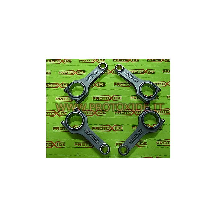 Bielas reforçadas em aço A112 Abarth invertidas H comprimento original Barras de ligação Bielas reforçadas em aço A112 Abarth invertidas H comprimento original Barras de ligação