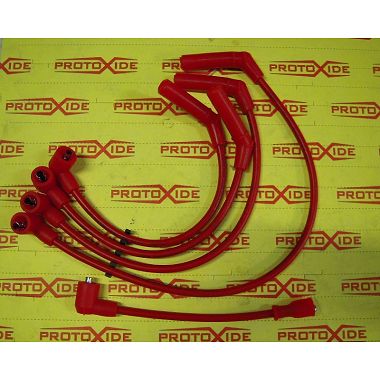 Cables bujia alta conductividad roja Fiat Uno Turbo 1300 Cables de vela específicos para automóviles