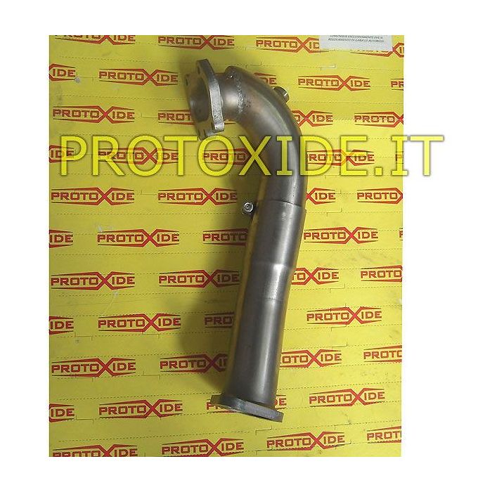 Downpipe scarico maggiorato Fiat Grande Punto 500 1.4 per GTO221 acciaio inox Downpipe motori turbo a benzina