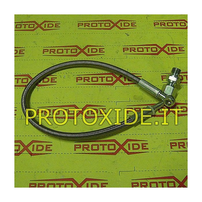 Oil tube in a metal sheath for Renault 5 GT Turbo Oil pipes and fittings for turbochargers