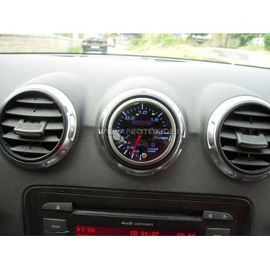 Turbomanometer einbaubar Audi S3 - TT 8P 8J Manometer Turbo, Benzin, Öl