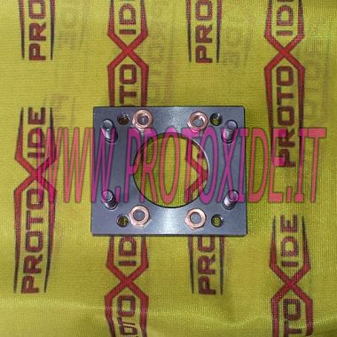 Placa de entrada para os motores Turbo Abarth T-Jet Abarth T2 Flanges para Turbo, Downpipe e Wastegate