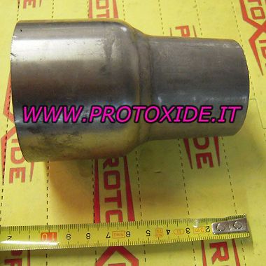 Tubo reducido 76-50 acero inoxidable Tubos de acero inoxidable con reducción recta