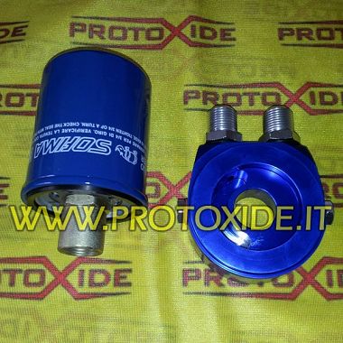 Adattatore sandwich per radiatore olio Fiat -Alfa -Lancia benzina e motori diesel Jtd Supporti filtro olio e accessori per ra...