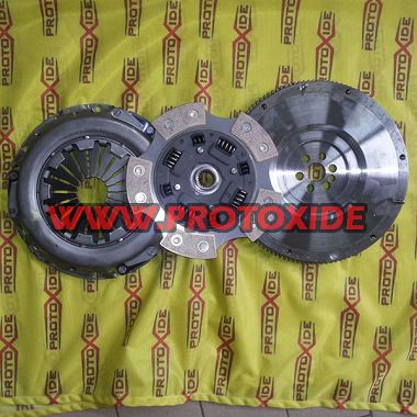 Kit Flywheel steel + copper + clutch pressure plate Fiat Punto GT Steel flywheel kit with reinforced clutch