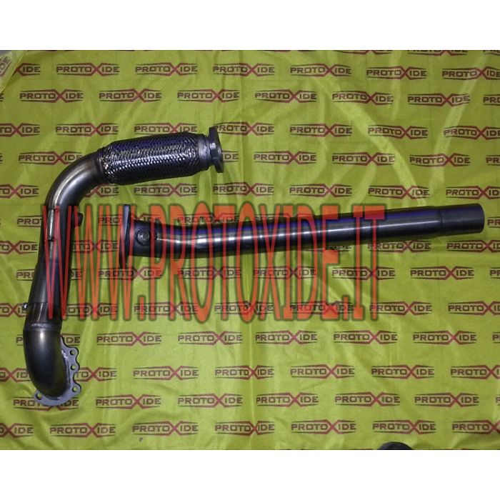 İniş borusu Egzoz ve Punto GT merkezi Downpipe for gasoline engine turbo