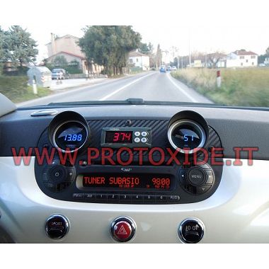 AirFuel di precisione con sonda wideband AFR manometro SMOKE 52mm stechiometrico larga banda Carburazione Airfuel Stechiometrico