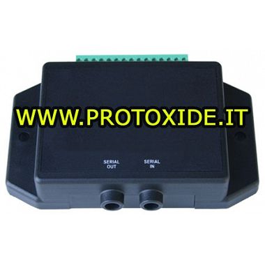 Interfaccia acquisizione dati 4 ingressi analogici 5 volt, digitali, frequenza duty 12v software PC Acquisizione dati