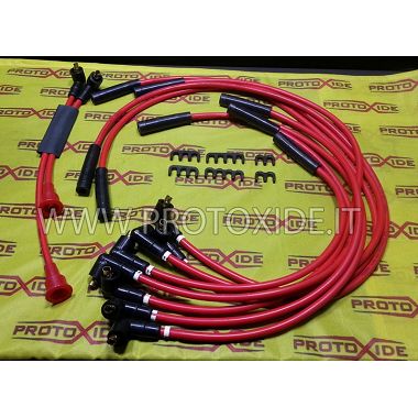 Ferrari 308 GT4 high conductivity oversized red spark plug cables Specific car spark plug cables