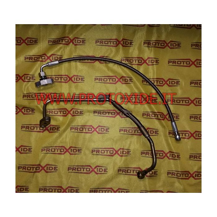 Oil delivery pipe Lancia Delta 2000 8v - 16V Fiat Coupè 2000 16v original turbocharger Oil pipes and fittings for