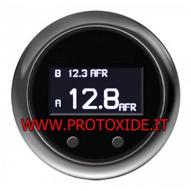 AirFuel con DOPPIA SONDA lambda wideband carburazione stechiometrico carburazione motori 52mm con software per Log Carburazio...