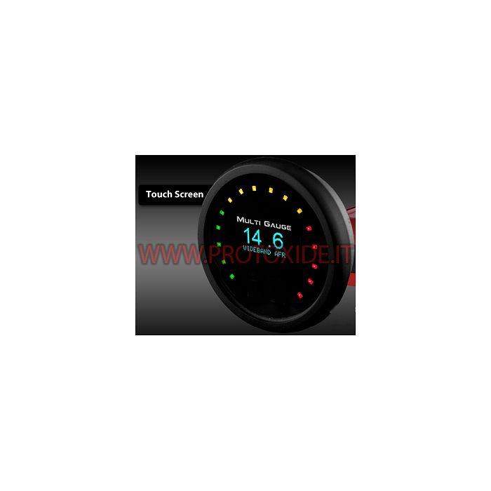 Voltmeter AirFuel και Turbo Pressure 52mm σε ένα όργανο Καύση αερίων καυσίμων