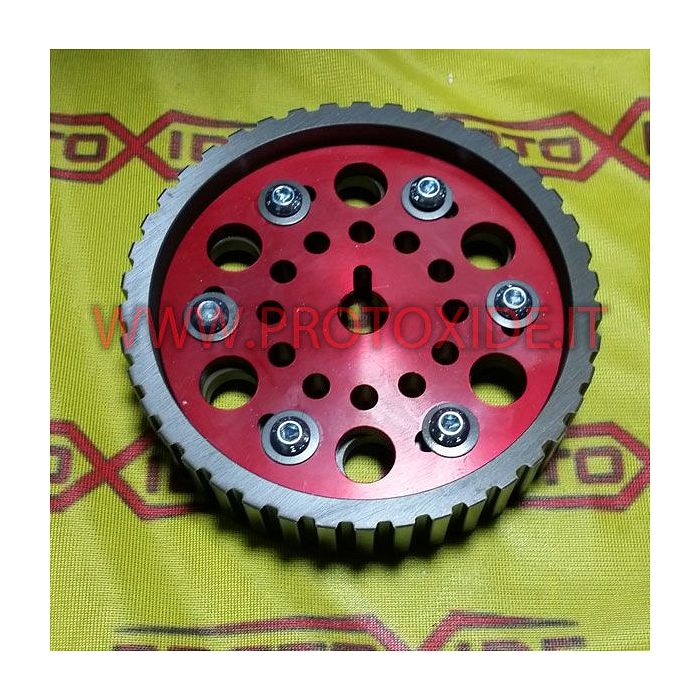 Adjustable pulley for Fiat 128 and Lancia Delta 8V Adjustable camshaft pulleys, motor pulleys and compressor pulleys