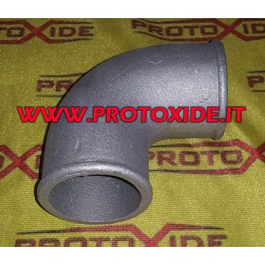 curved aluminum casting 50mm Aluminum elbow pipes