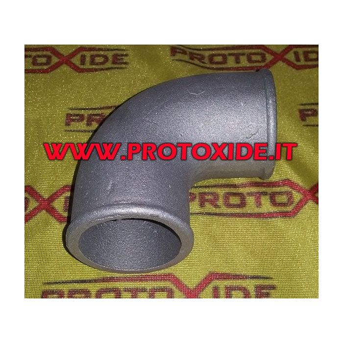 curved aluminum casting 50mm Aluminum elbow pipes