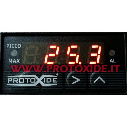 Manometro contropressioni turbo fino a 6 bar - compatto - con memoria picco max e funzione pressostato Manometri pressione Tu...