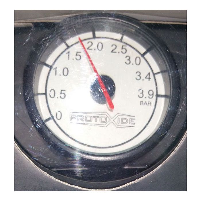 Turbo manometer Ronde 60mm met maximaal 3,9 bar Drukmeters Turbo, Benzine, Olie