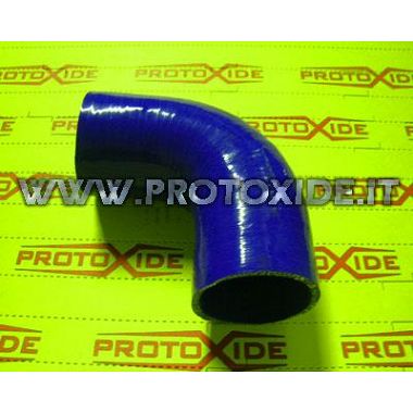 90 ° elbow silicone 25mm Reinforced silicone elbow