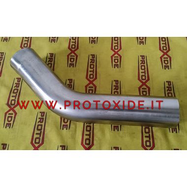 rustfrit stål bend 45 ° 60mm udvendig diameter 1,5 mm tyk kurver rustfrit stål