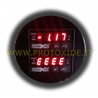 AirFuel stechiometrico wideband - Pressione Turbo 70mm unico strumento Carburazione Airfuel Stechiometrico