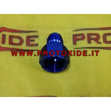 Reduced straight female fitting 10AN - male 8AN aeronautical Aeronautical fittings for petrol - oil - water pipes in sock