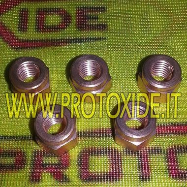 Nüsse kastanienbraun 10mm x 1,25 für Sammler und Turbinen 5 Stück Nüsse, Gefangene und Spezialbolzen