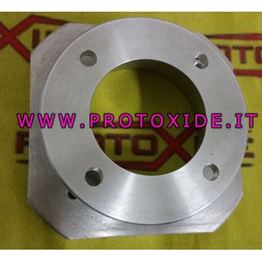 Flangia corpo farfallato maggiorata per motori abarth in alluminio Flange collettori di aspirazione e corpi farfallati alluminio