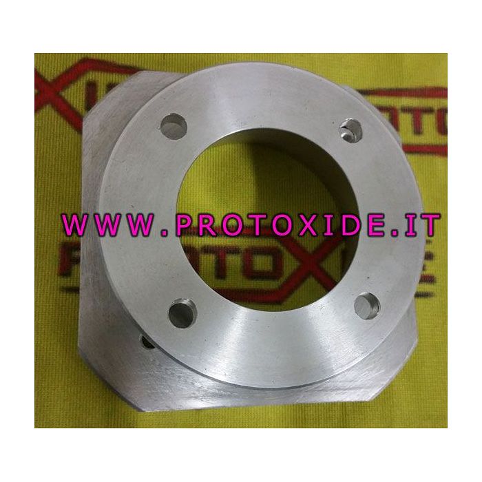 Increased throttle body flange for abarth aluminum engines Intake manifold flanges