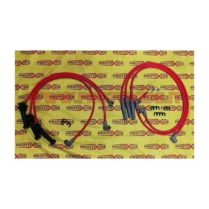 Câbles de bougie haute conductivité rouge Alfaromeo GTV V6 Turbo haute Câbles de bougies spécifiques pour voitures