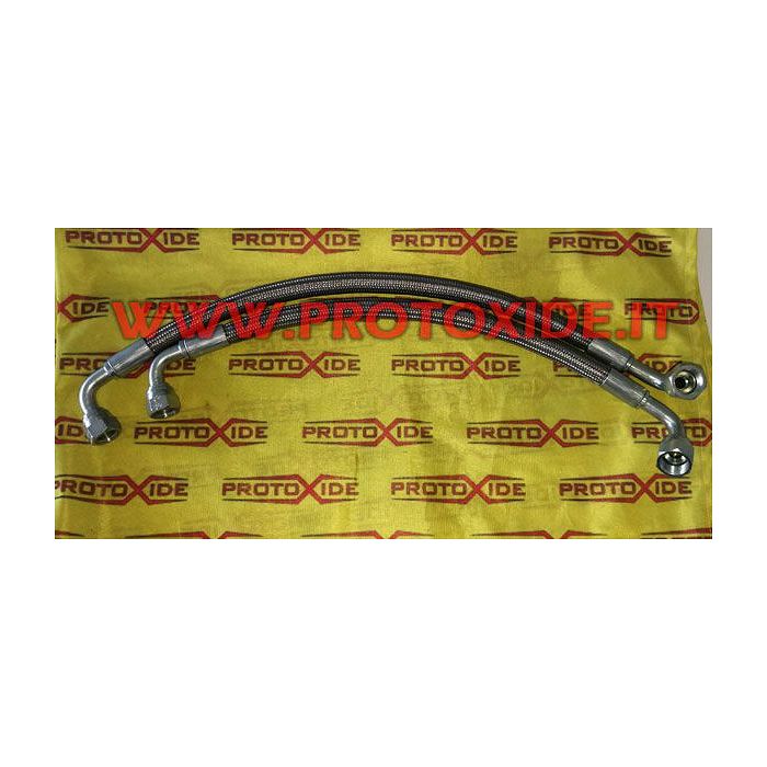 for oil cooler hoses with internal teflon tube Fuel pipes - braided oil and aeronautical fittings