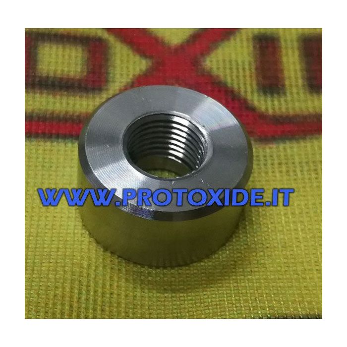 Stainless steel bushing connection for thermocouple nipple 1/8 npt ring nut to be welded Sensors, Thermocouples, Lambda Probes