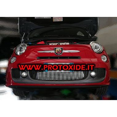 Front intercooler "kit" for specific 500 Abarth Air-Air intercooler