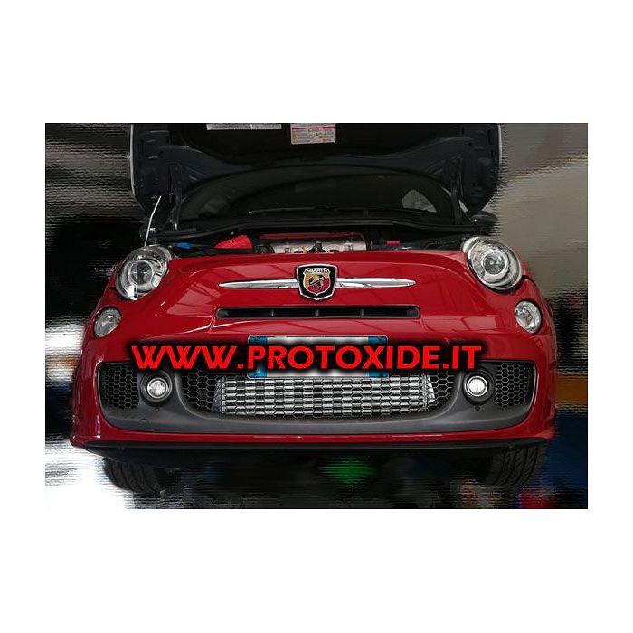 Intercooler frontale KIT specifico 500 Abarth con manicotti Intercooler z zrakom