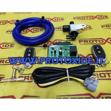 COMPLETE wireless kit for opening the exhaust system with remote control Exhaust Valve muffler