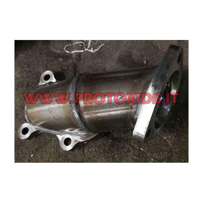 Kipufogó ejtőcső Mitsubishi TD04 L Fiat Punto Gt - Fiat Uno Turbo 1300- 1400 4 LYUKAS karimás Lefolyócső turbó benzinmotorok