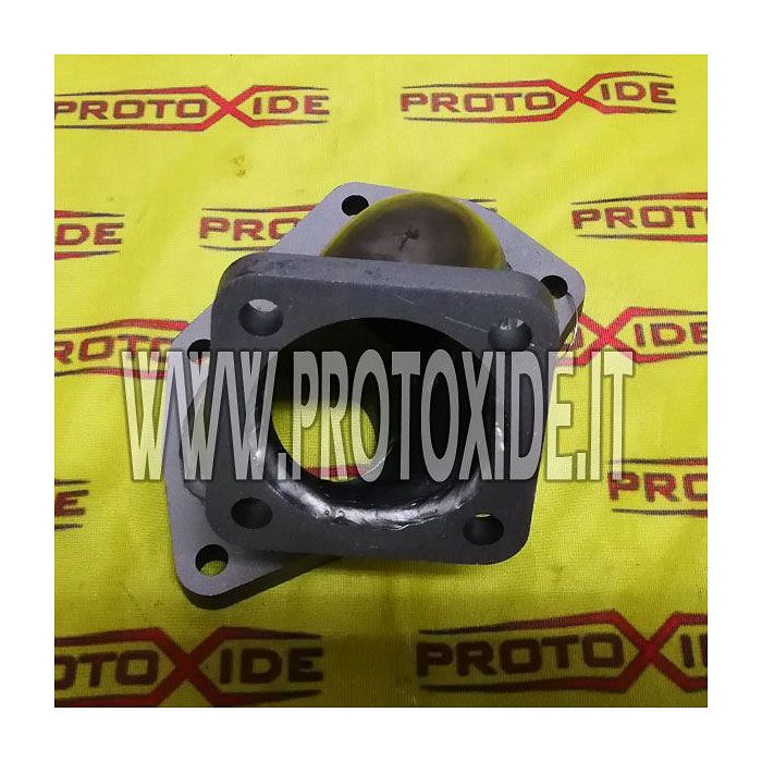 Bajante de escape aumentada Lancia Delta para Turbo TD05 Mitsubishi Evo 8-9 acero inoxidable Motores de gasolina turbo de tub...