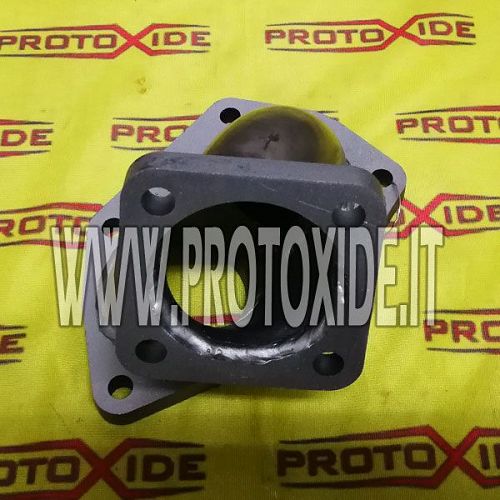 Lancia Delta tubo de escape aumentado para Turbo TD05 Mitsubishi Evo 8-9 aço inoxidável Motores a gasolina turbo downpipe