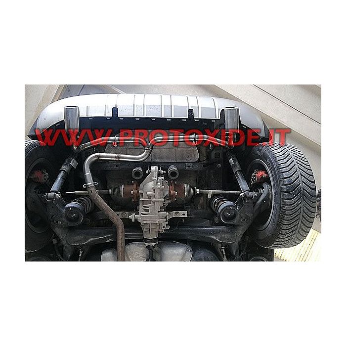 Doble silenciador d'escapament posterior Fiat Panda Cross 1300 turbodièsel mj 95cv Silenciadors i tubs d'escapament