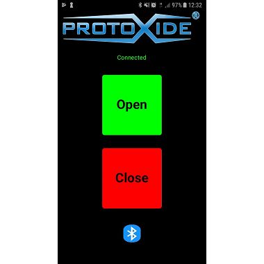 Интерфейс блока управления закрытием выхлопного отверстия глушителя Bluetooth и приложение для Android Глушитель выхлопных га...