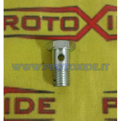 Cargol buit perforat 1/8 per a l'entrada d'oli del turbocompressor sense filtre Canonades i accessoris per a turbocompressors