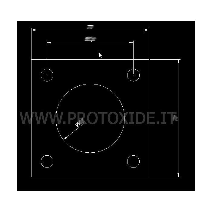 Flange de entrada para Turbo IHI Flanges para Turbo, Downpipe e Wastegate