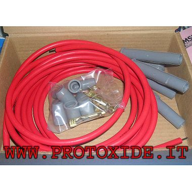 High conductivity MSD 8.5mm spark plug wire red and black Spark plug wire and terminals for DIY