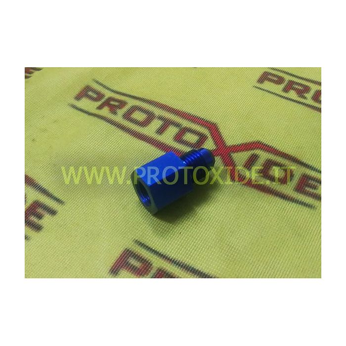 Nipple 12AN maschio- 1-8 npt raccordo dritto femmina Ricambi impianti a protossido d'azoto