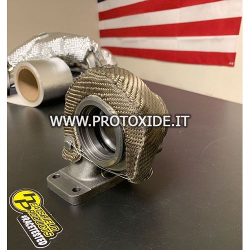 Copertura turbocompressore Mitsubishi TD04 cuffia semirigida coperta protezione calore