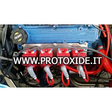 Kit 4 bobine singole con piastra per Fiat Punto Gt - Uno Turbo Accensioni elettroniche e Bobine potenziate