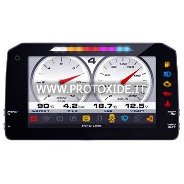 Digital dashboard for cars and motorcycles 6 "model P Digital dashboards