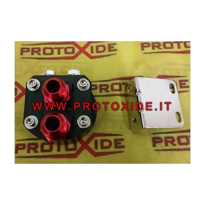 Kit base adaptador para mover suporte e suporte do filtro de óleo Lancia Delta 2000 Suportes de filtro de óleo e acessórios p...