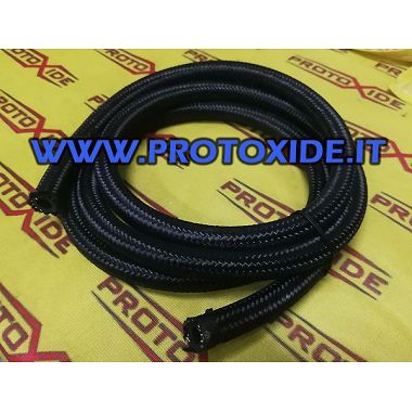 Fuel hose - internal 14mm synthetic rubber oil Fuel pipes - braided oil and aeronautical fittings