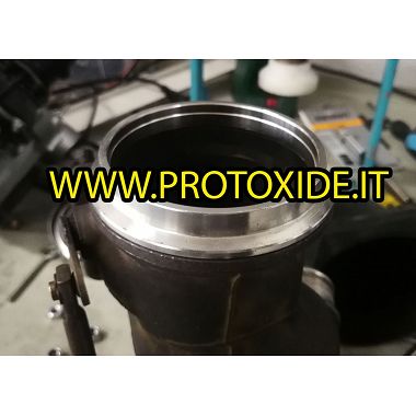 אוגן V-band פליטת טורבו Garrett Gt1446 יציאת טבעת צנרת מפלדת אל חלד אוגנים לטורבו, Downpipe ו-Wastegate